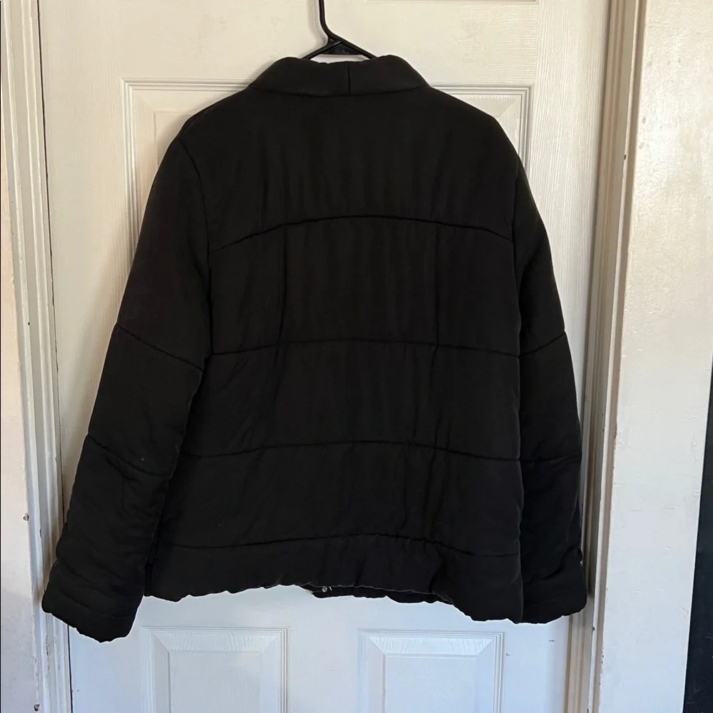 Unif Urban Outfitters Black Jacket Coat M - Picture 6 of 6